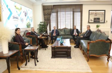 Rektörümüz Altun, Talas Belediye Başkanı Yalçın’ı Ziyaret Etti