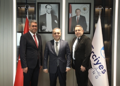 Rektörümüz Prof. Dr. Fatih Altun, Erciyes Anadolu Holding’in CEO’su Alparslan Baki Ertekin’i ziyaret etti.