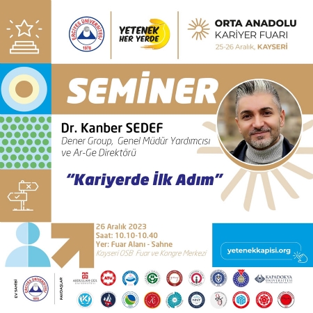 Dr. Kanber SEDEF - Kariyerde İl Adım (Dener Grup)